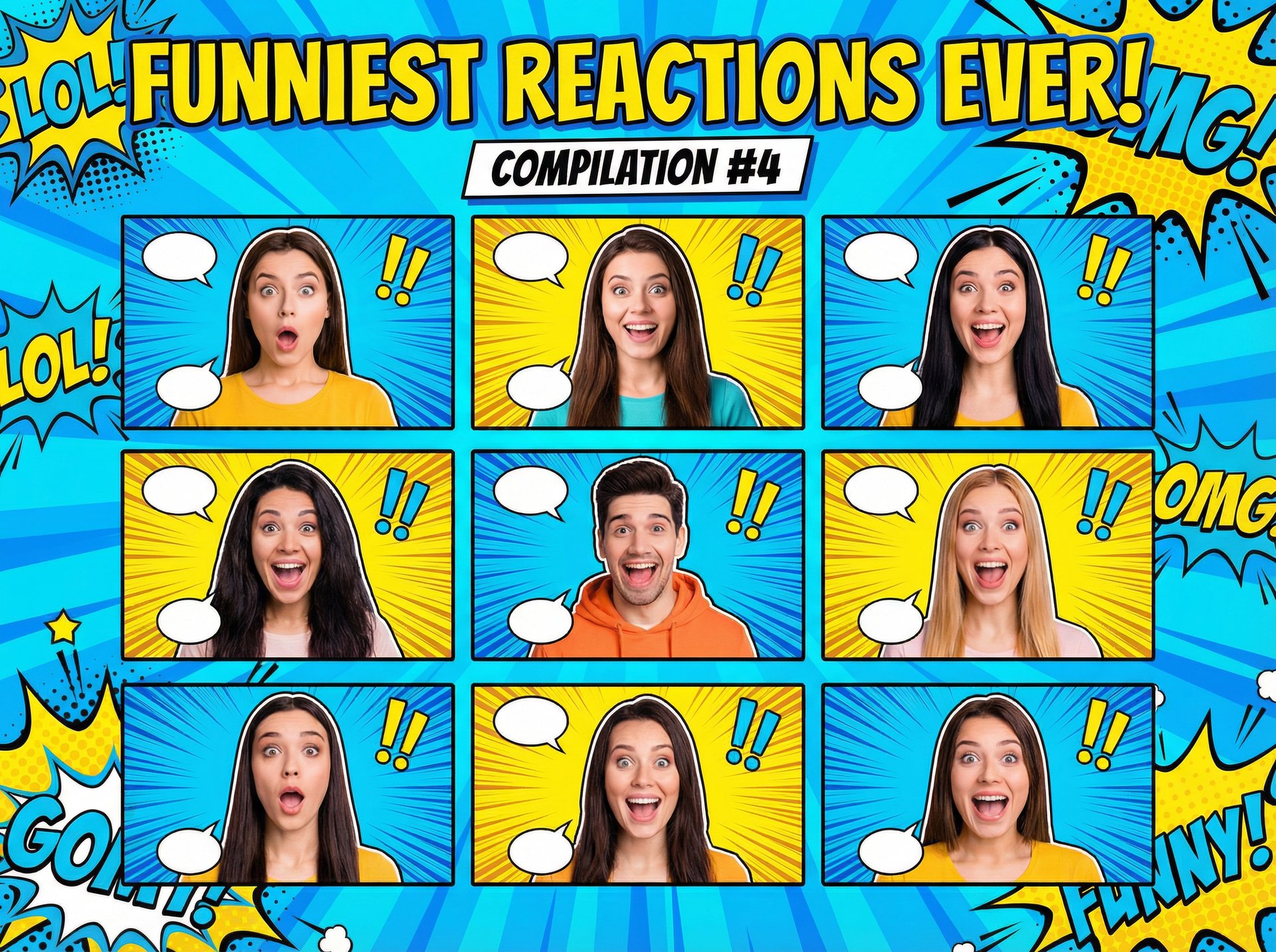 母狗搞笑反应视频合集